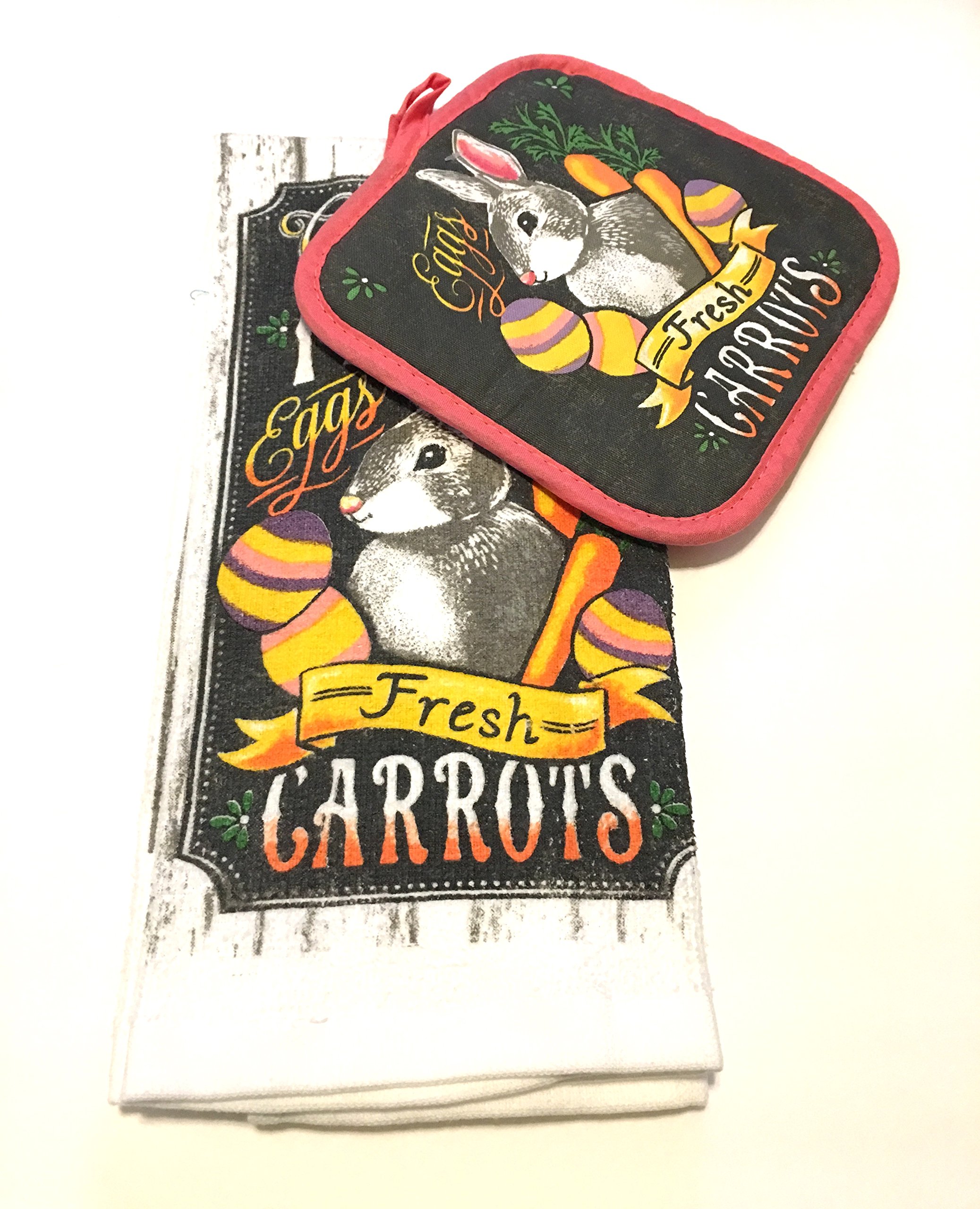 Carrots Fresh Kitchen Towel Set