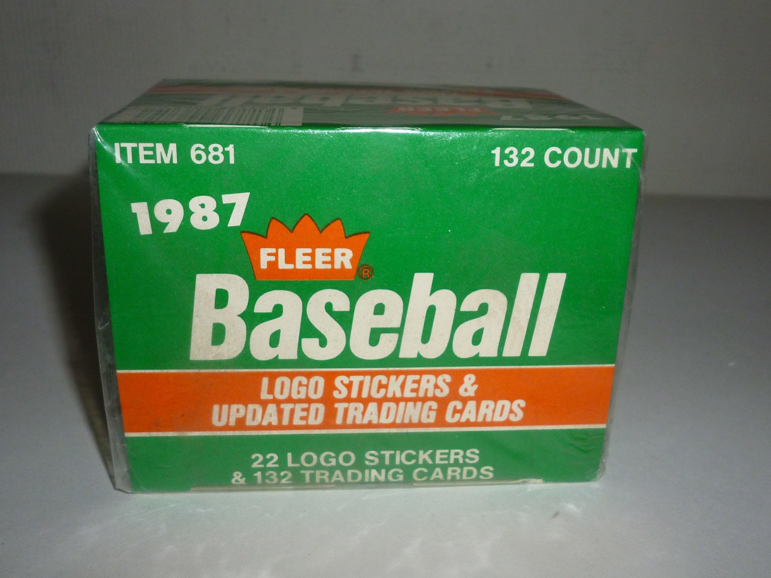 1987 Update Set Baseball Card (132 Cards + Stickers)