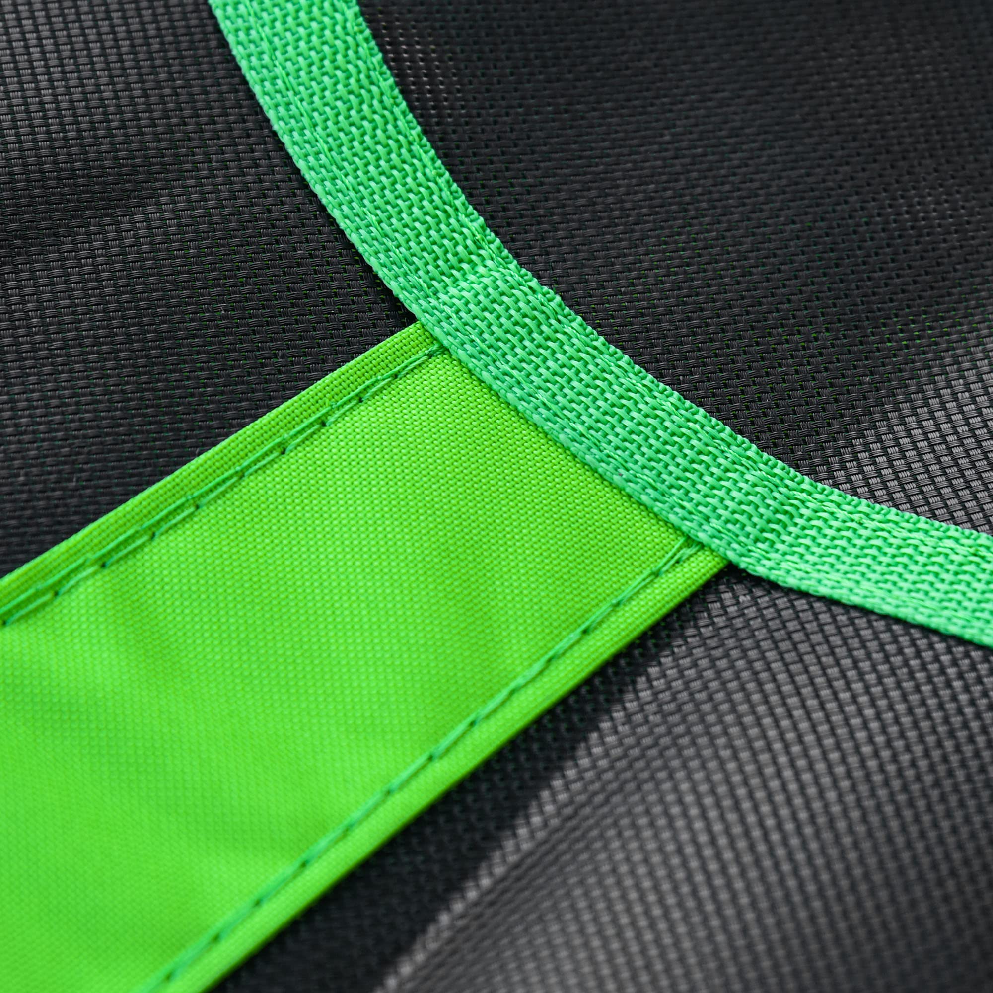 Outsunny Balançoire nid d'oiseau Ronde balançoire Panier Ø 110 cm 4 Anneaux Inclus métal époxy Oxford Haute densité Vert