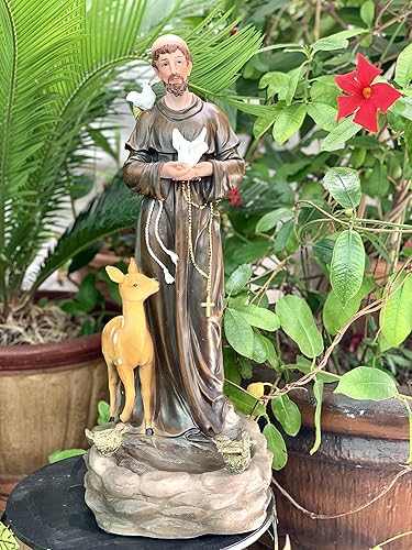 Miniatura 4 de San Francisco de Asís Estatua San Francisco de Asis Isis 22"