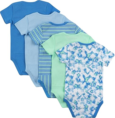 Miniatura 4 de Hanes Body unisex para bebé body Flexy Ultimate Baby - Body de manga corta para bebé paquete de 5