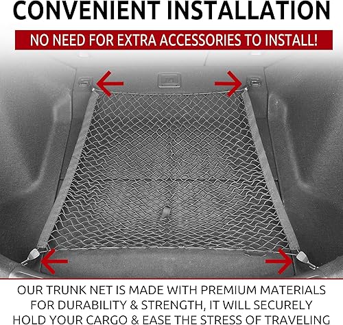 Miniatura 2 de Red de carga para maletero estilo piso para Honda Civic Hatchback 5 puertas 2017 2018 2019 2020 2021