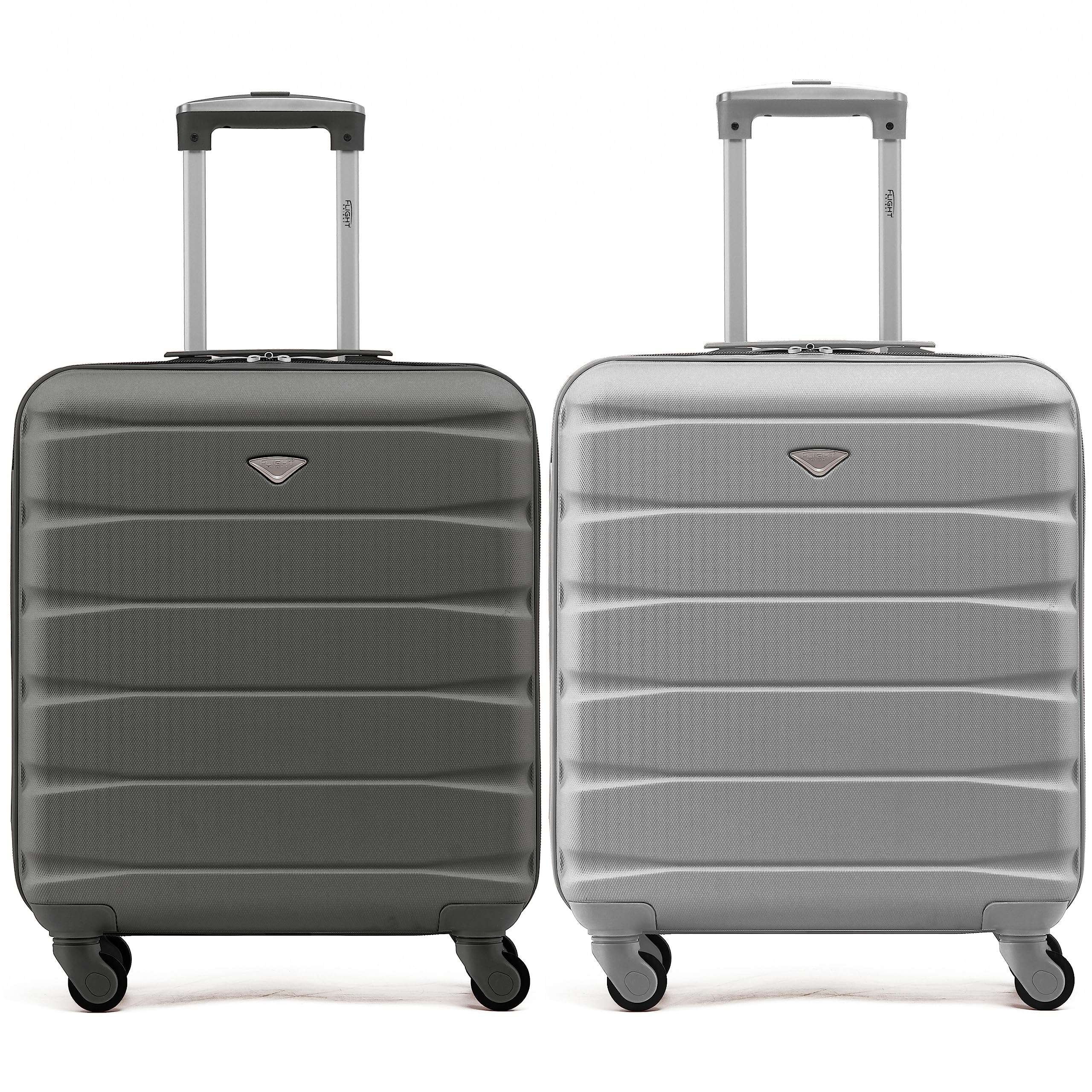 Flight Knight Suitcase Set of 2 Lightweight 4 Wheel ABS Hard Case Cabin Carry On Hand Luggage Approved for Over 100 Airlines Including easyJet, British Airways, Ryanair & Many More 55x35x20cm — view 186