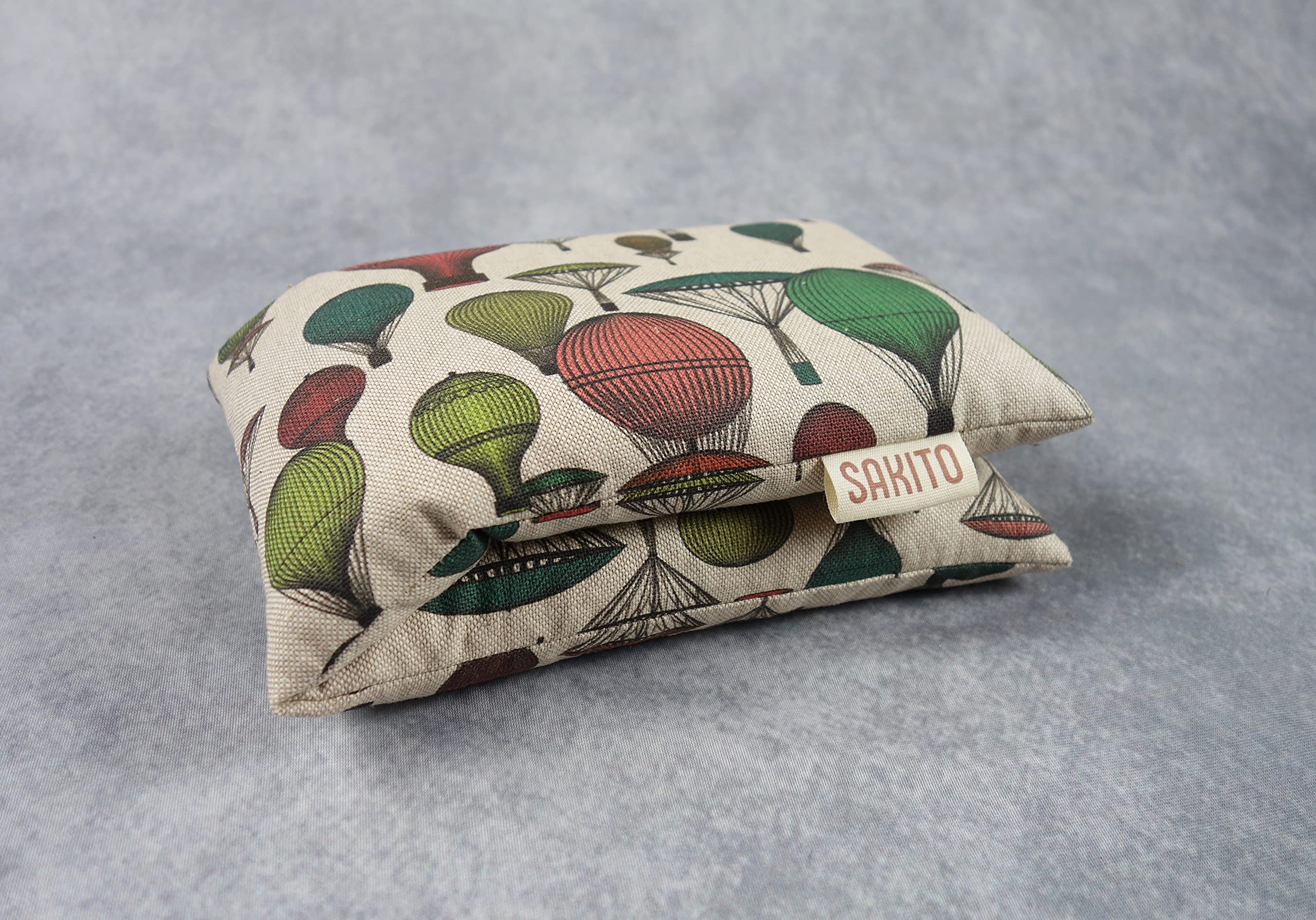 Cuscino Termico Cervicale Inodore (42x12 cm) - Cuscino Cervicale Riscaldante - Cervicale Riscaldante - Scalda Collo Cervicali - Scaldino con Semi - Cuscino di Semi di Grano Non Profumato