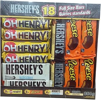 Hershey's Full Size Bars Pack of 18, 864g : Amazon.ca