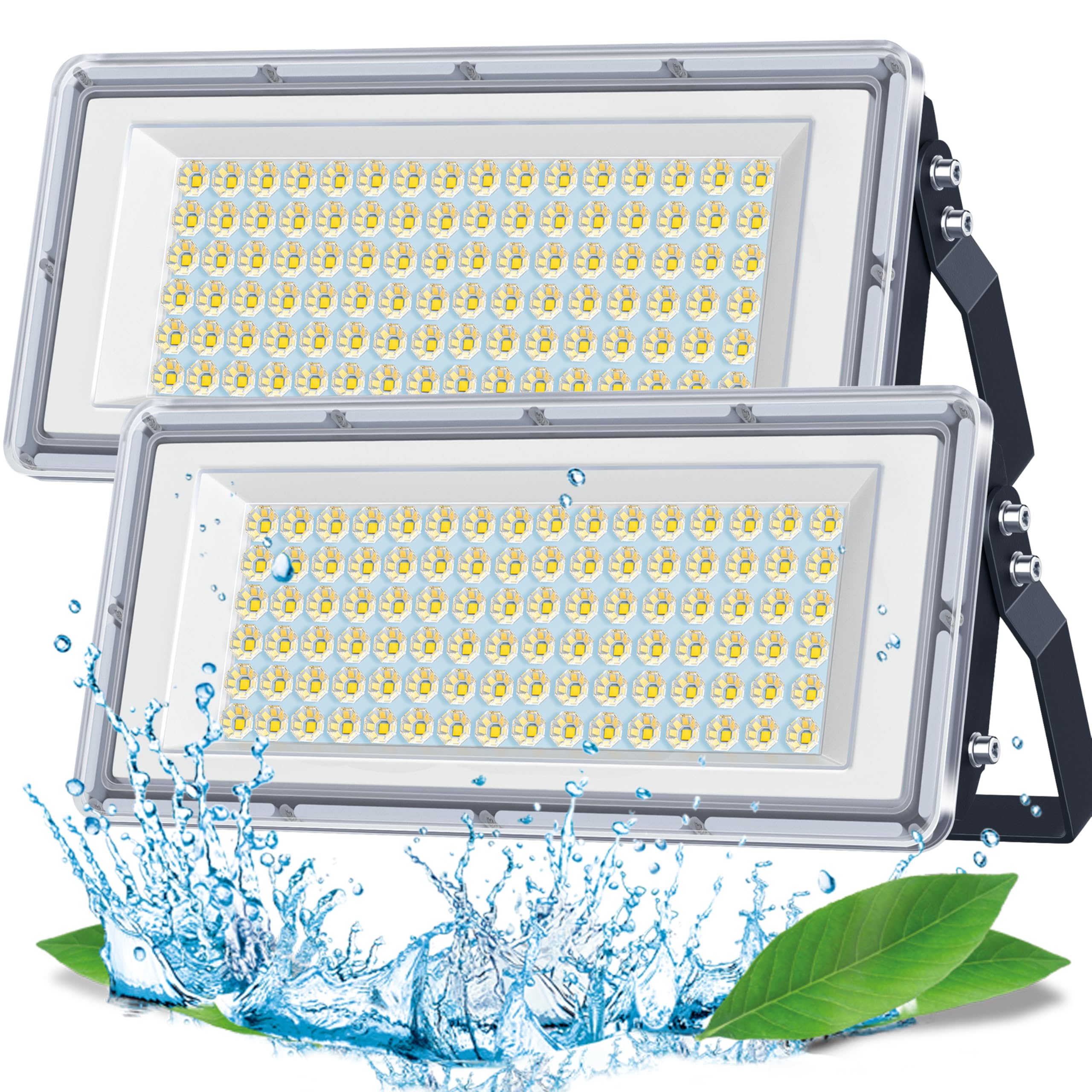 Projecteur LED Extérieur 100W, 10000LM 6500K Spot LED Extérieur