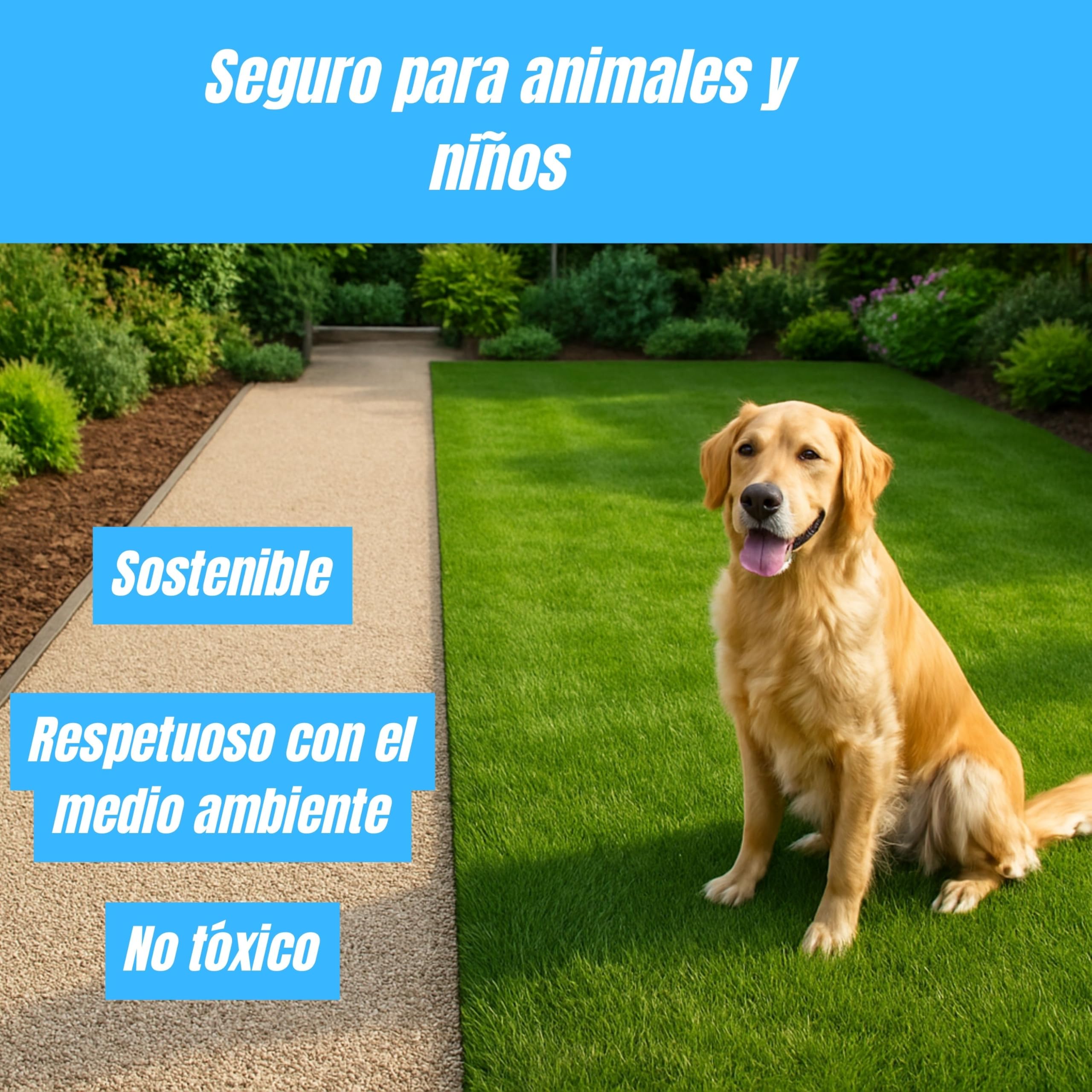 Aglutinante de Grava y Piedras 5L – Fijador de Grava Transparente y Estabilizador de Piedras Jardín – Resistente UV y Drenante