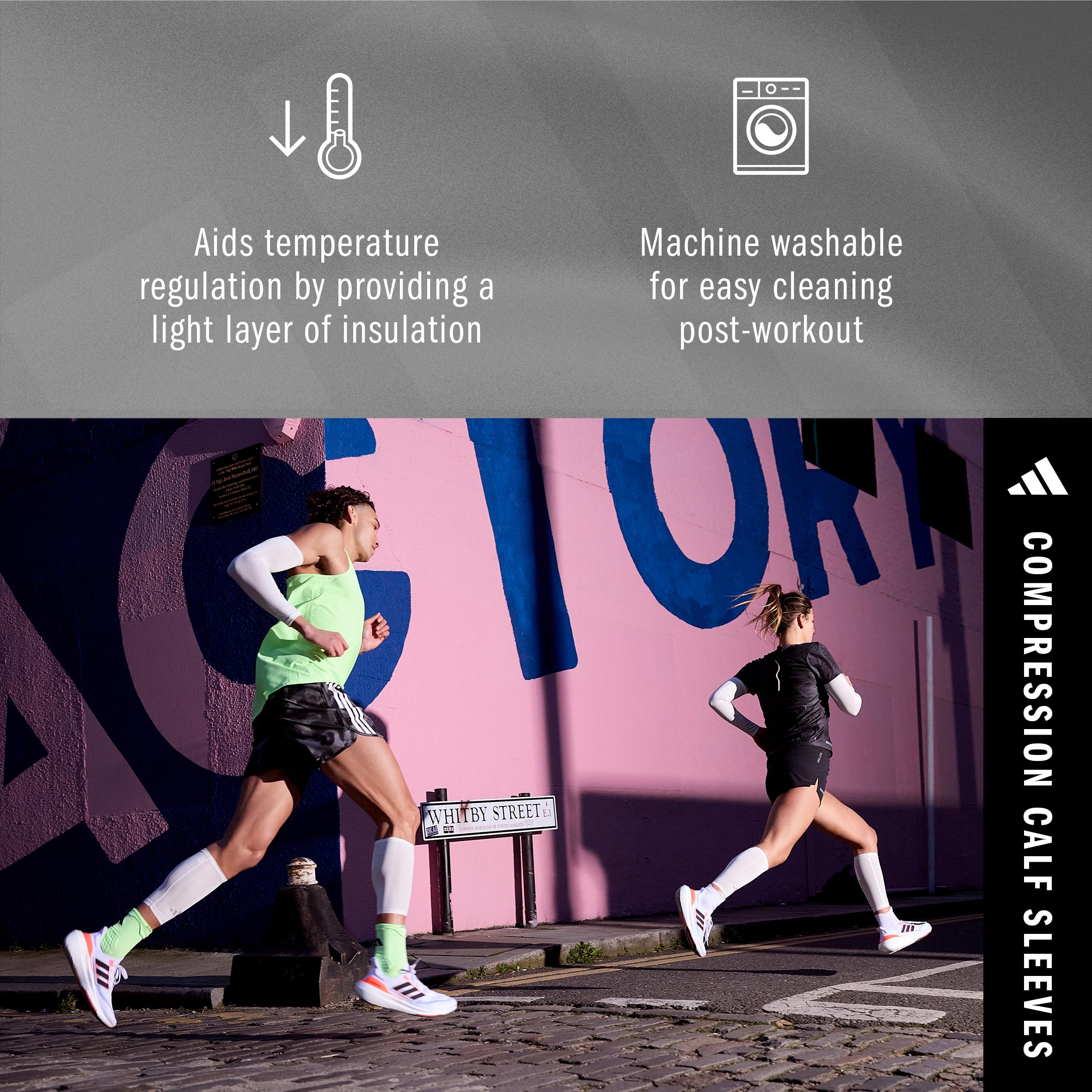 adidas Aeroready Wadenkompression Medias de compresión para Pantorrilla Unisex Adulto