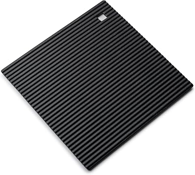 Zeal Silicone Heat Resistant Non-Slip Trivet Pot Rest Black 7/18cm