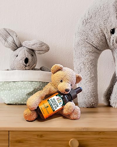 Vista 4 de Herb Pharm Aceite de gordolobo y ajo para niños, caléndula, ajo, gordolobo, hierba de San Juan, aceite de oliva, 1 onza líquida (paquete de 1)