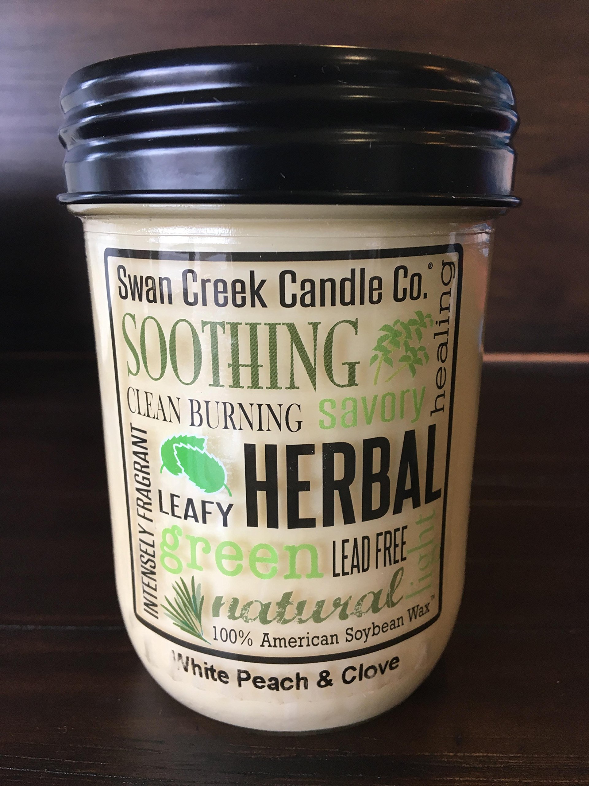 Pantry Jar 12 oz White Peach Clove