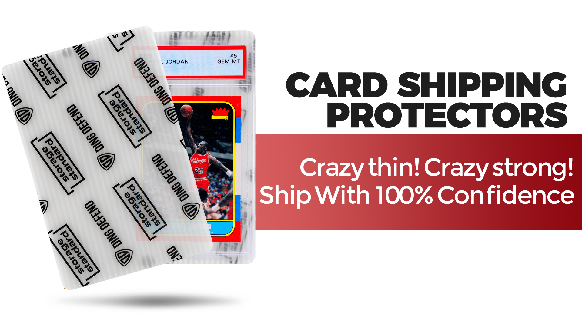 Card Protectors Trading Cards Shipping Supplies, 110-Pack 4'' x 6'' Graded Card Sleeves for Mailing Inserts, Plastic Semi Rigid Card Holder Better Than Corrugated Cardboard Sheets : Office Products