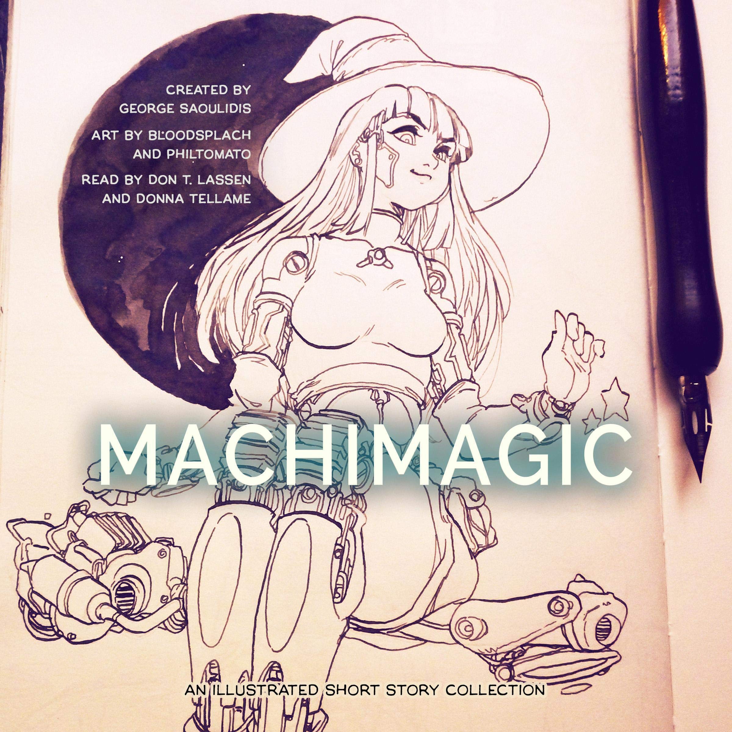 Cover art for Machimagic: An Illustrated Short Story Collection