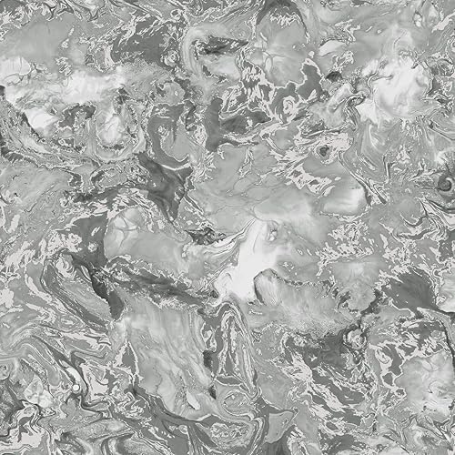 Elixir Marble Wallpaper Silver/Grey Muriva 166501