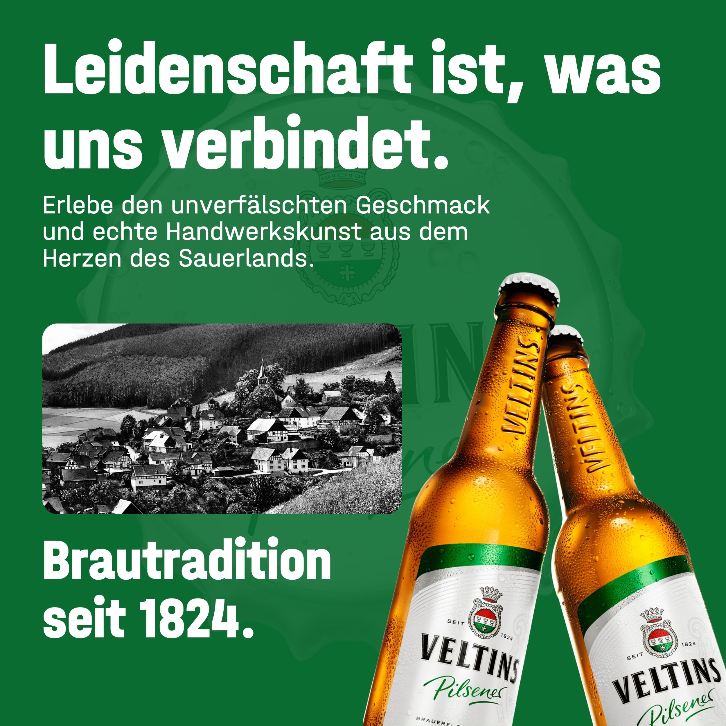 VELTINS Pilsener – 24 x 0,5 l Dosenbier (EINWEG) – Fein-herbes Premium Pils – Brautradition seit 1824 – Frisch & ausgewogen – 4,8 % vol. Alkohol
