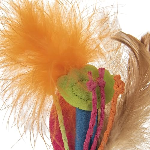 Miniatura 4 de Petlinks HappyNip Silly Singer - Juguete electrónico para gatos, contiene Silvervine y hierba gatera, funciona con pilas, multicolor, talla única