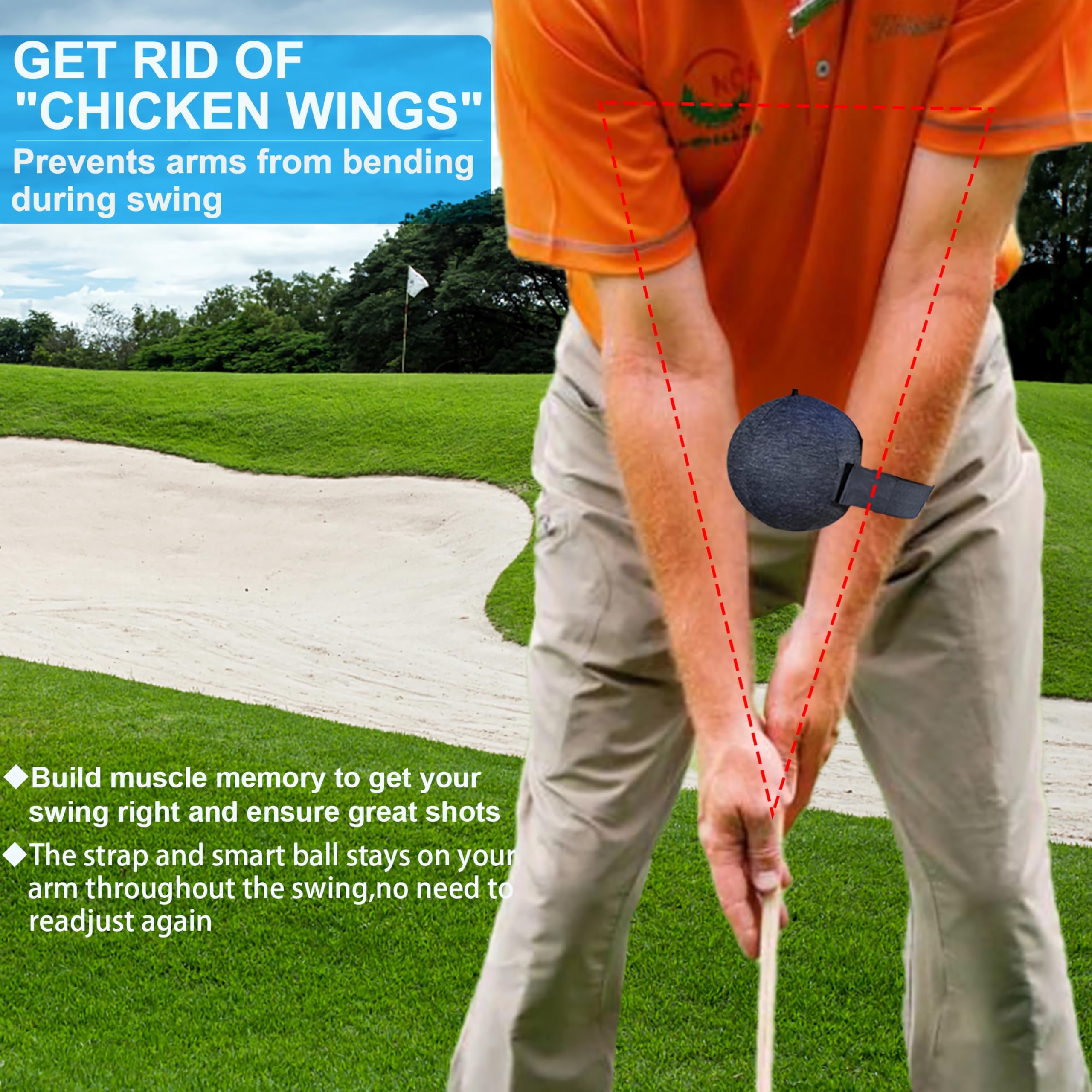 Golf Schwung Trainer Smart Ball - Haltungskorrektur & Armbewegung