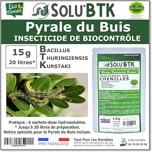 SoluBTK - Pyrale du Buis BTK 15 g – 6