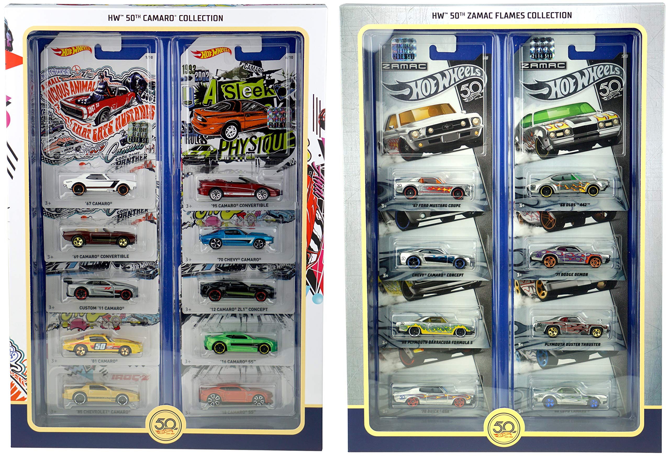 Hot Wheels Cars 50th Anniversary - Collectible, Factory Sealed