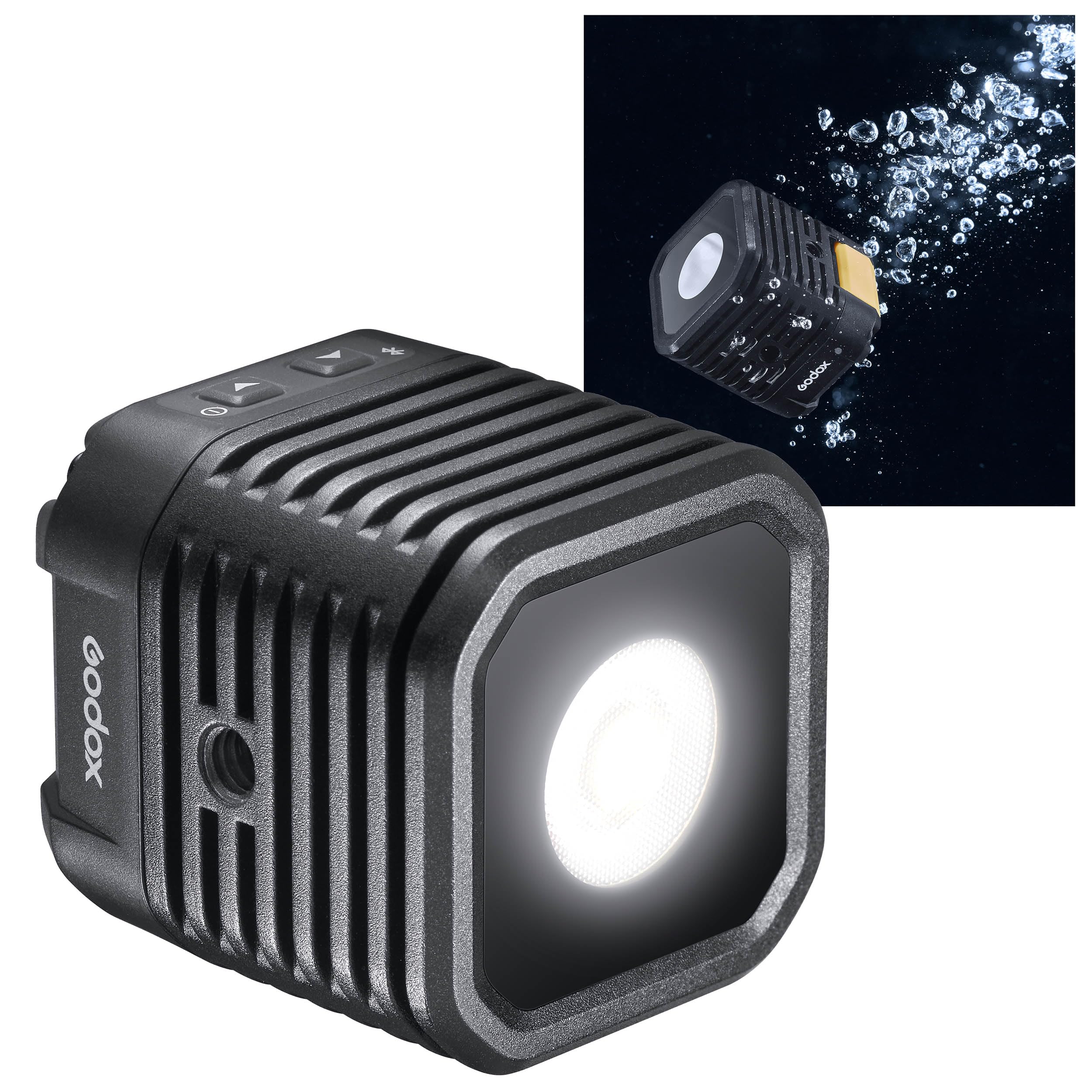 WL4B Pocket-Sized Daylight-Balanced IPX8 Waterproof Dive LED Light For Photographers IPX8 Waterproof Rating 13 Built-In Lighting Effects Underwater Photography Or Video.