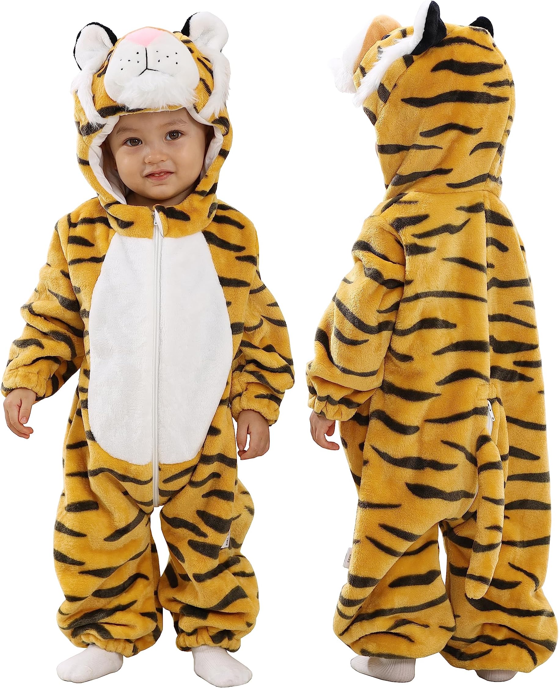 Tonwhar Toddler Infant Tiger Dinosaur Animal Fancy Dress Costume