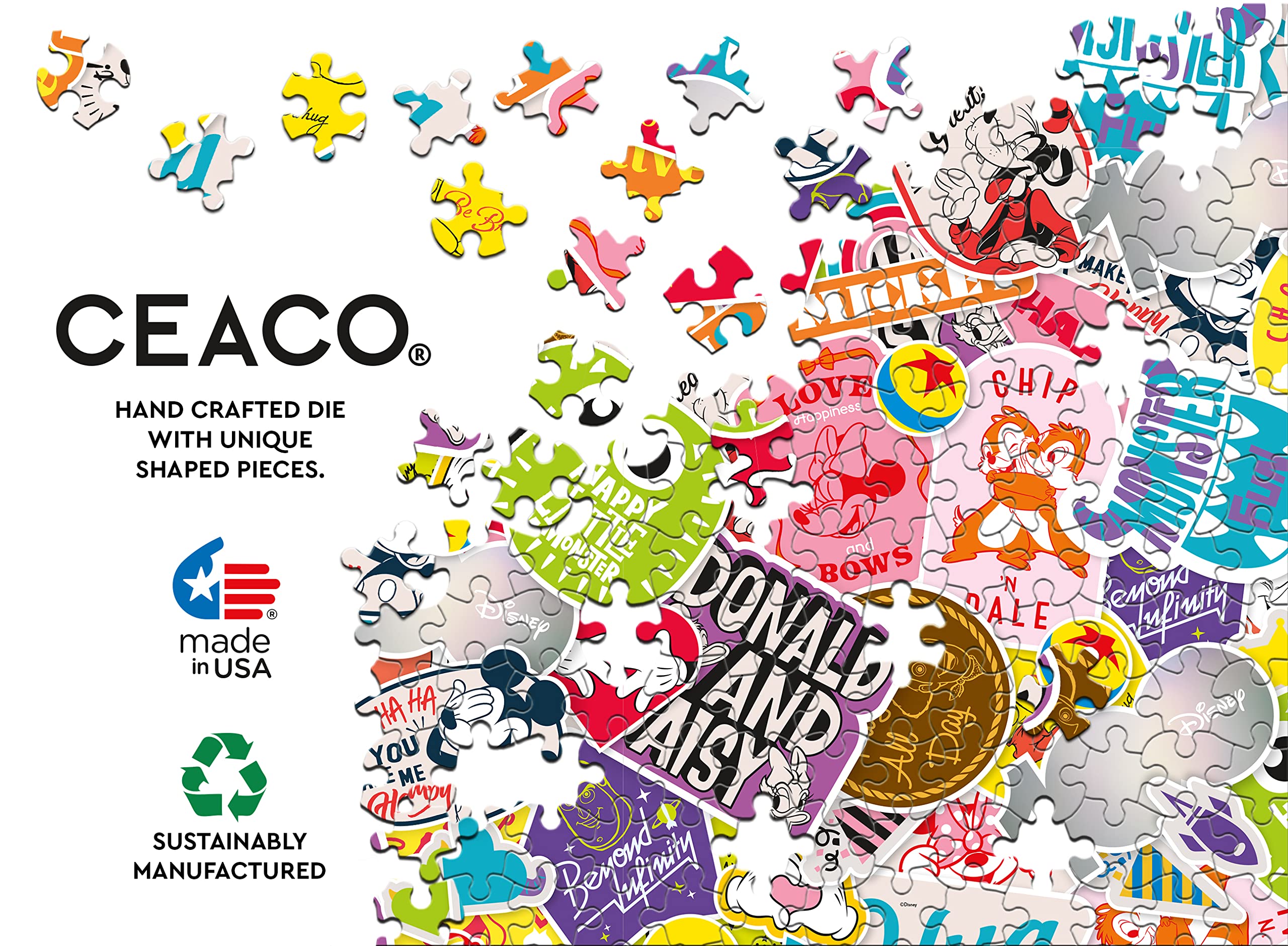 Amazon | Ceaco - シェイプパズル - ディズニー - ミッキーハッピー