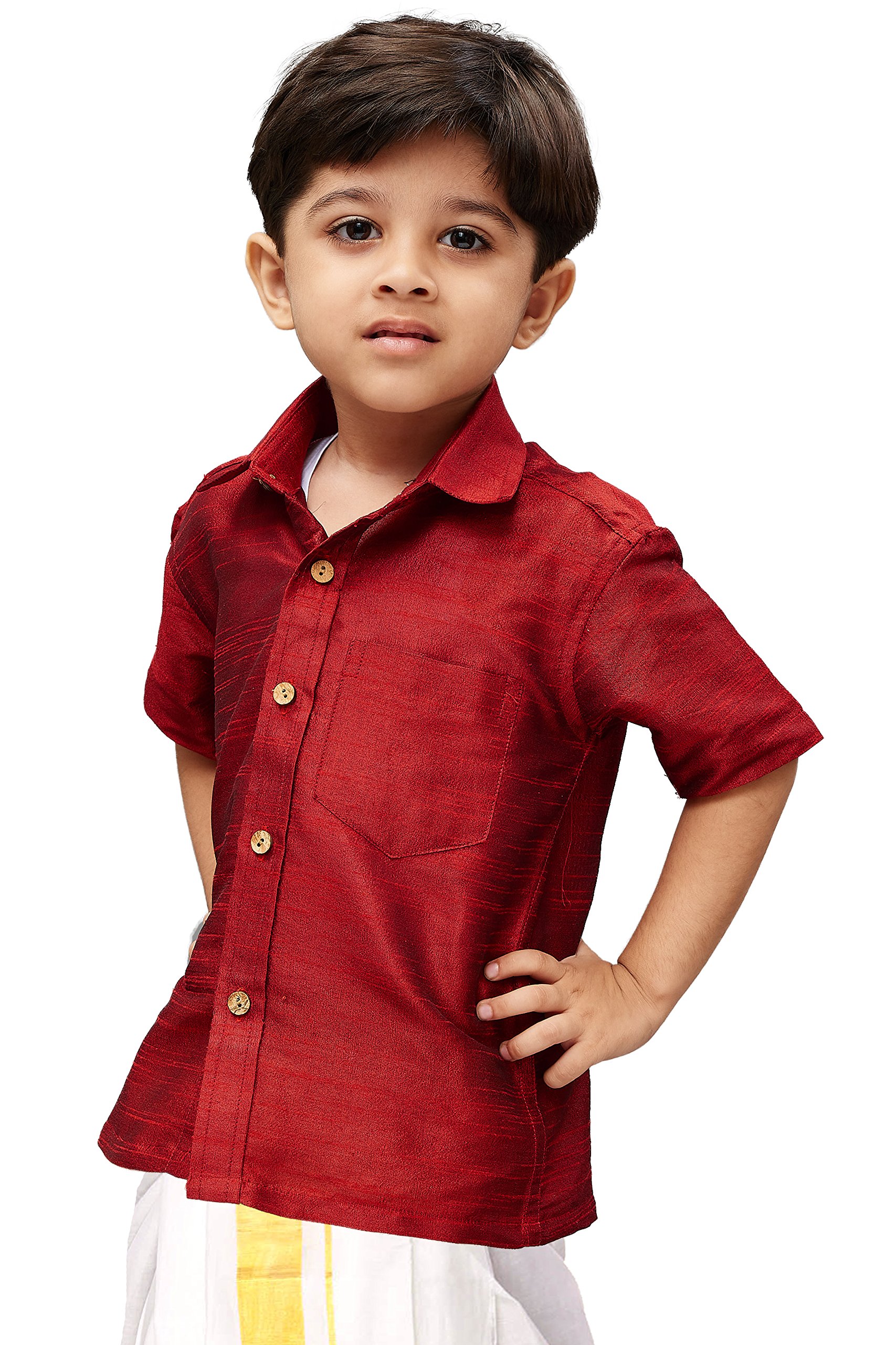 Jbn Creation Boys Cotton Silk Ethnic Shirt For Kids_Vasbshma001_26
