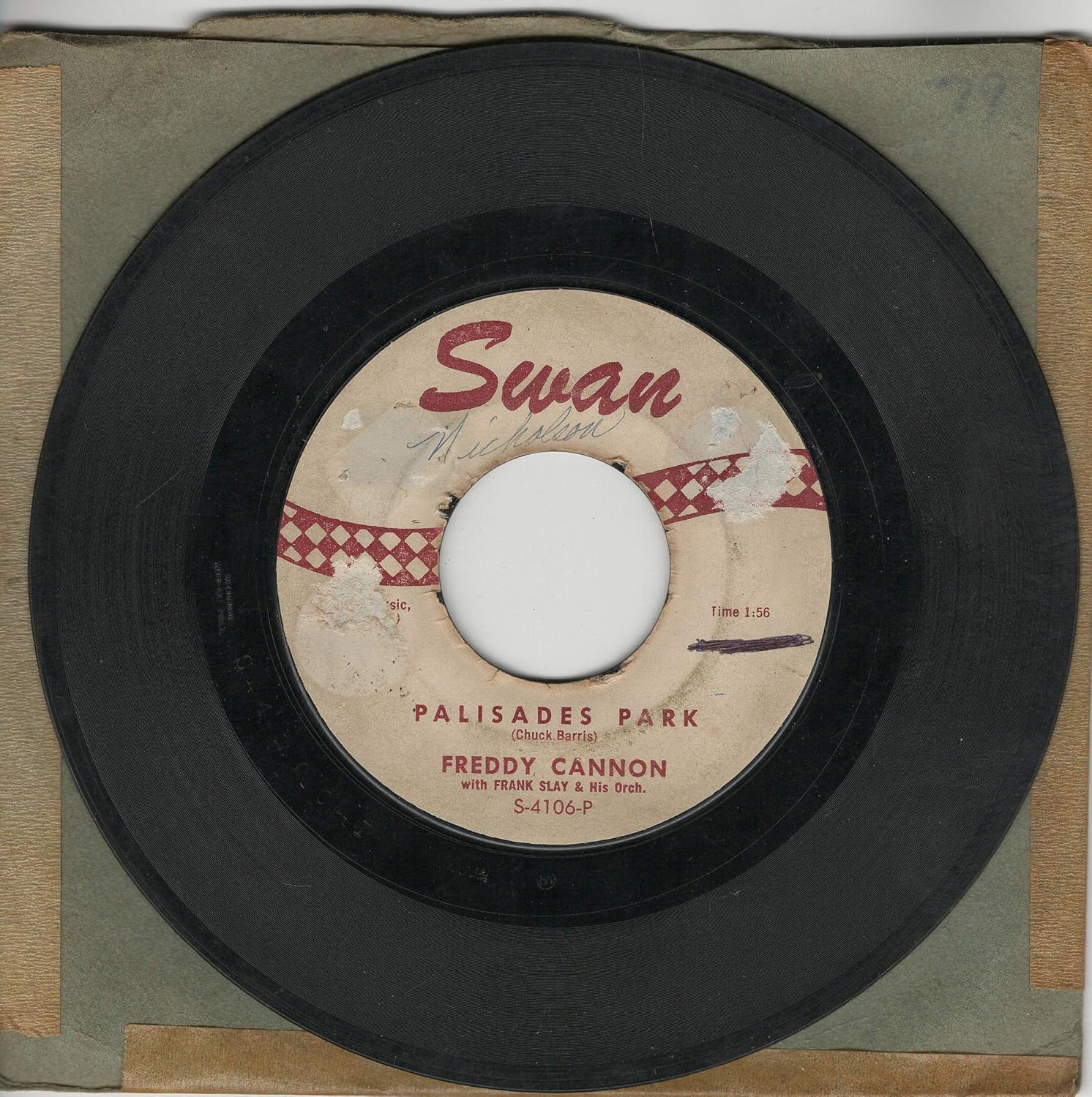 Freddy Cannon - Freddy Cannon: Palisades Park B/w June, July, and ...