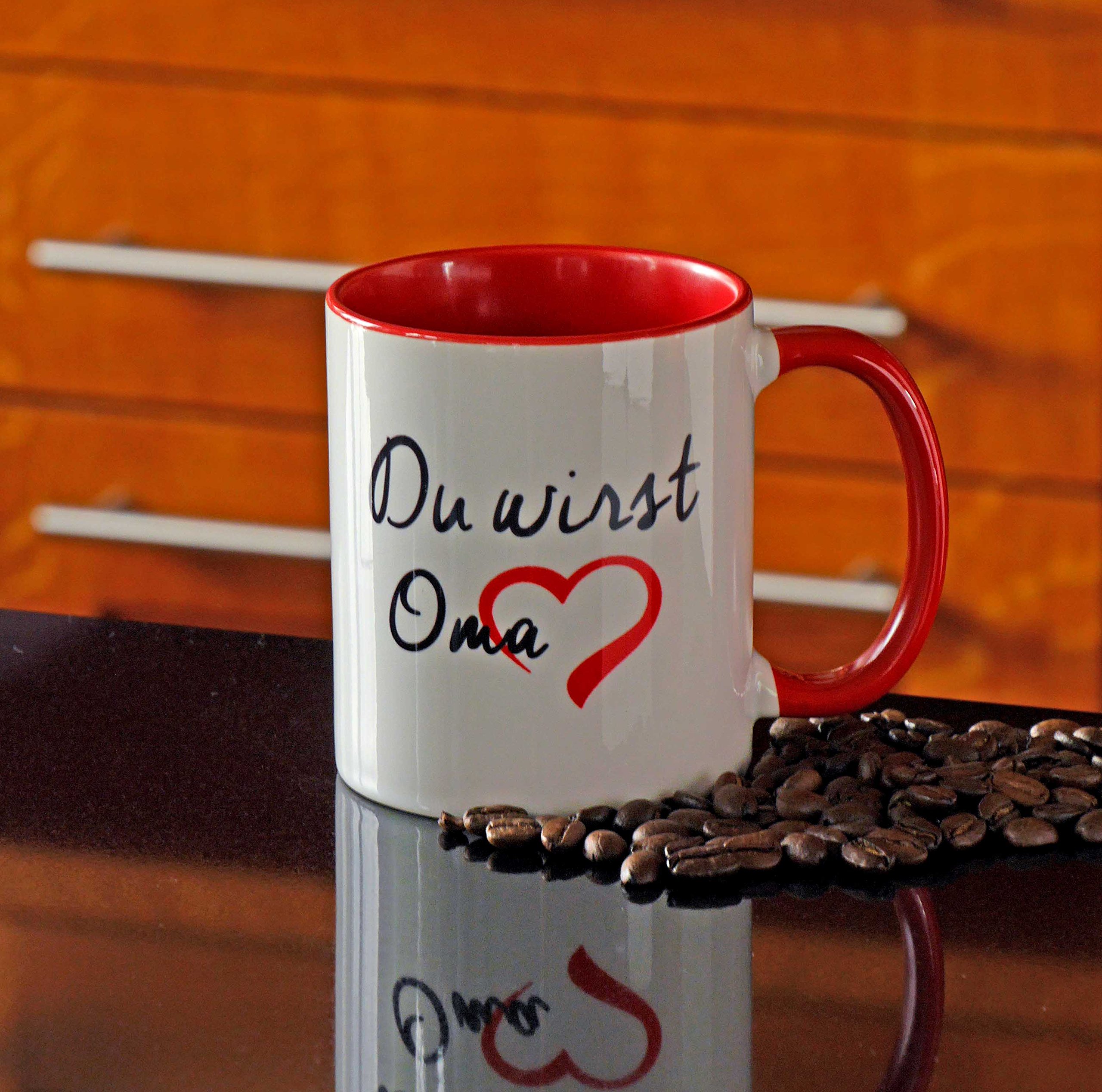 2 Tassen " Du Wirst Oma Du Wirst Opa " Als Set Im Doppelpack In Beidseitig Besonders