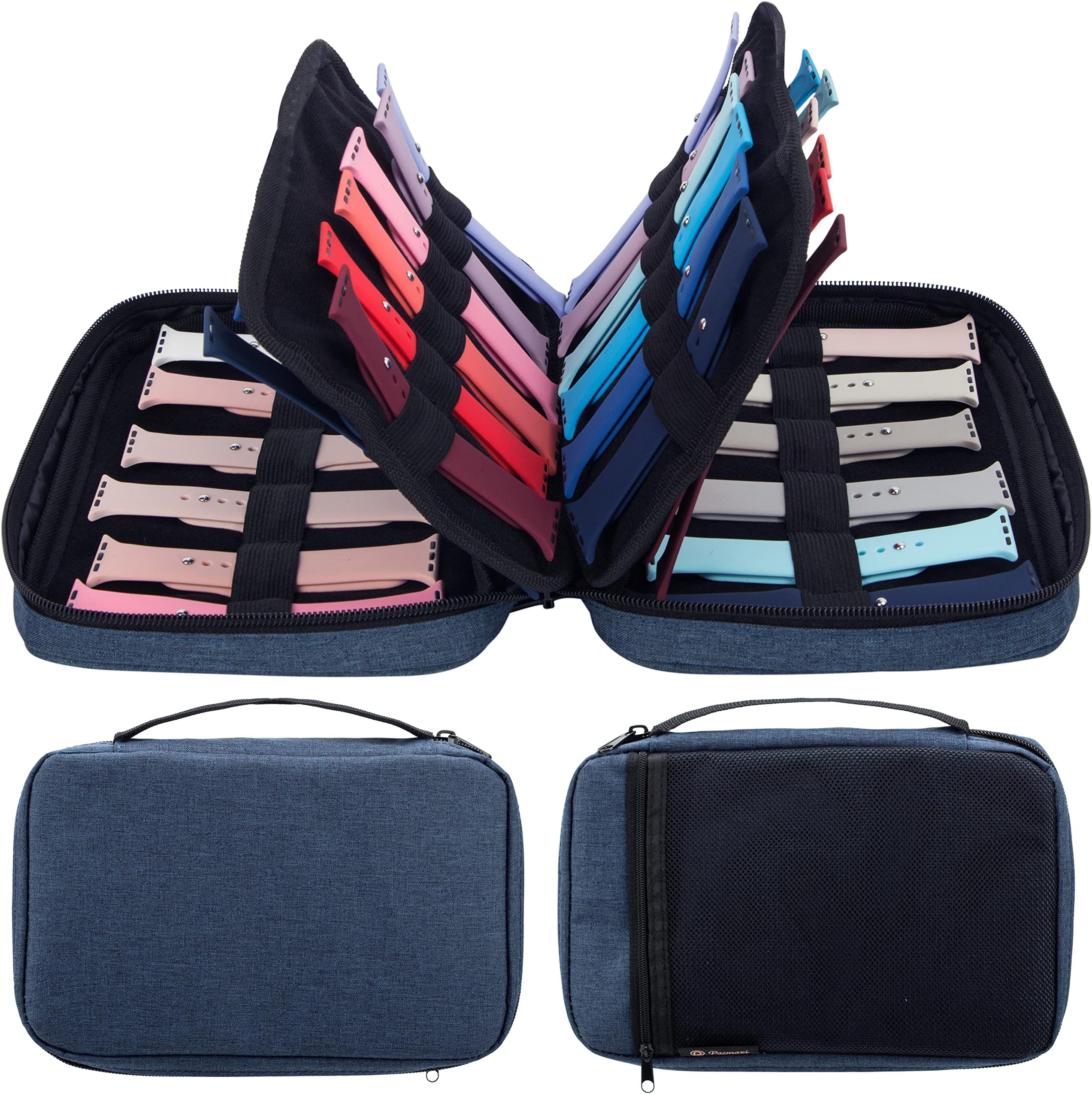 36 Watch Bands Storage Case - Holds 36 Bands, Fits Most Sizes, Organizer for Watch Straps & Accessories