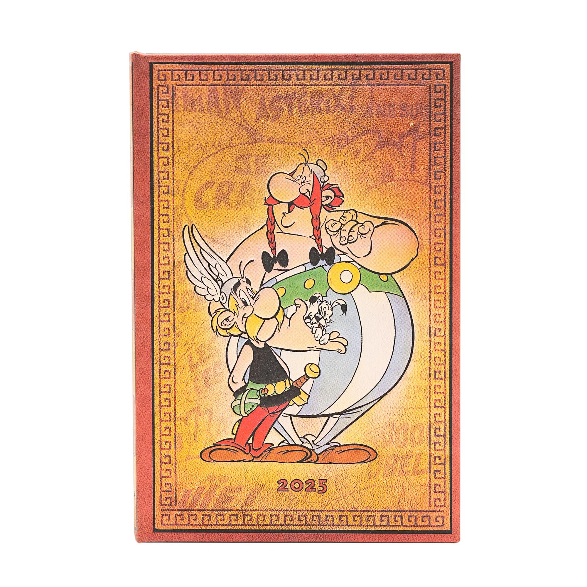 Asterix & Obelix (The Adventures of Asterix) Mini 12-Month Verso Hardback Dayplanner 2025 (Elastic Band Closure)