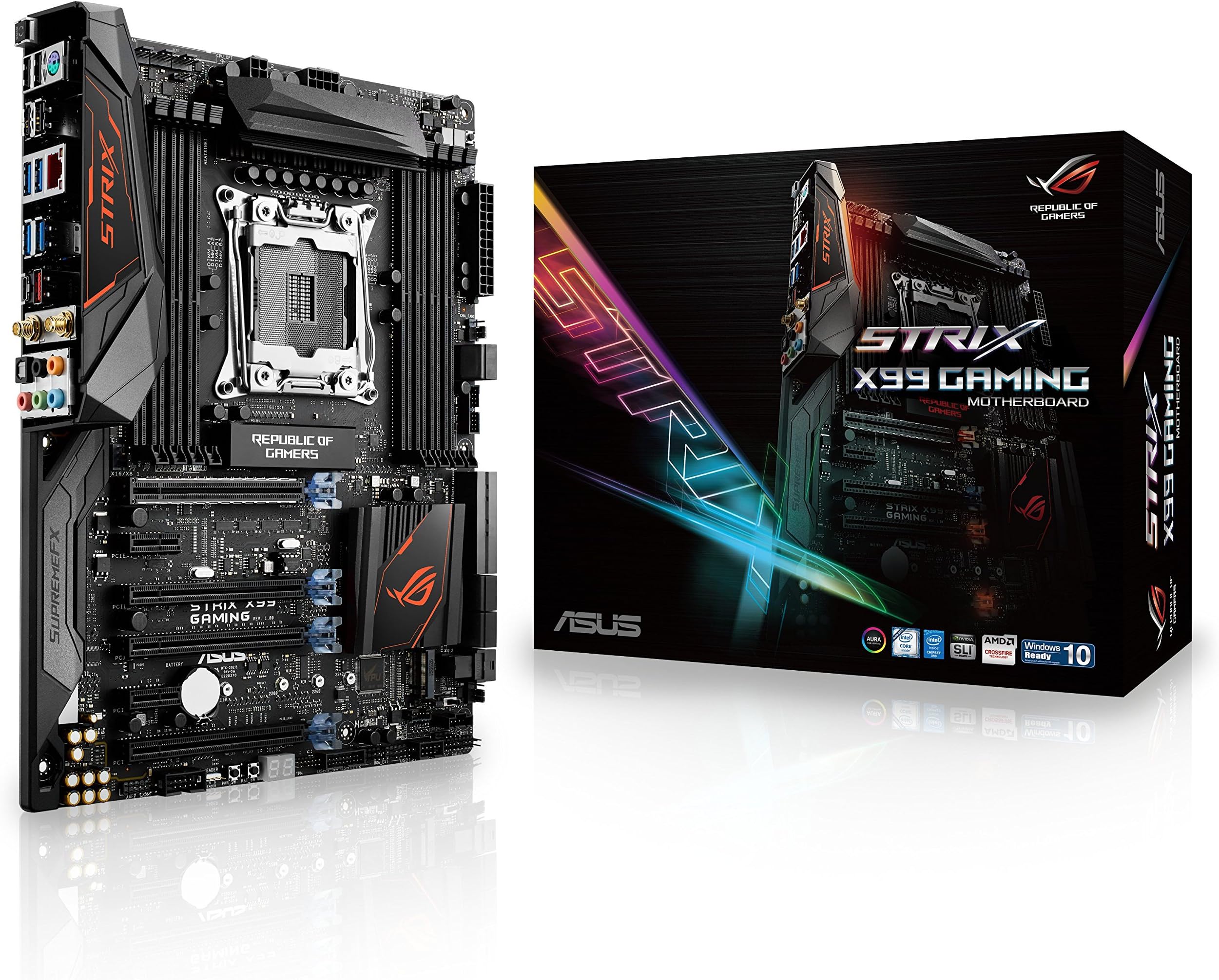 AS-STRIX-X99-GAMING (Intel, Socket Lga2011-V3, X99, USB 3.0) - Black