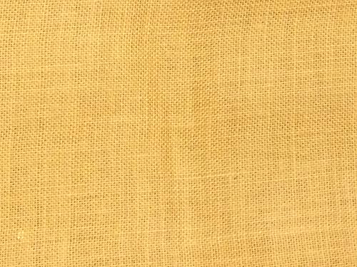 Miniatura 2 de AK TRADING CO. Tela de arpillera de yute de color amarillo de 48 pulgadas de ancho por The Yard