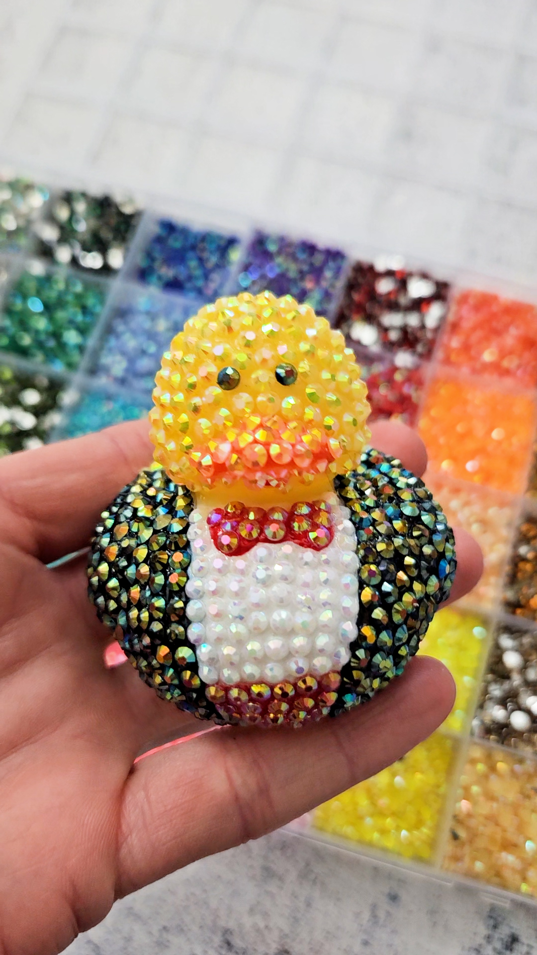 Bedazzle everything with rhinestones