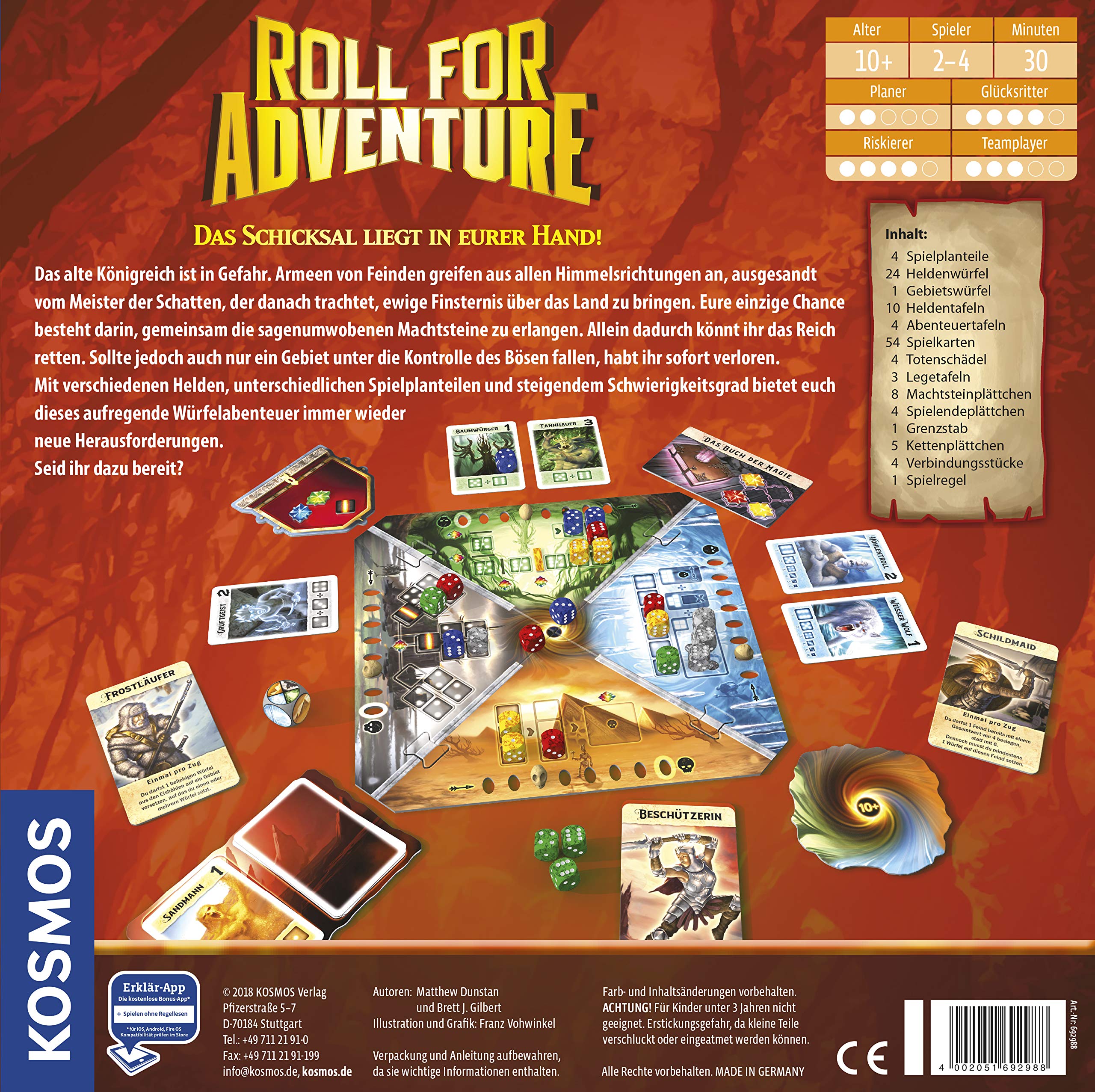 Kosmos Spiele 692988 Roll for Adventure