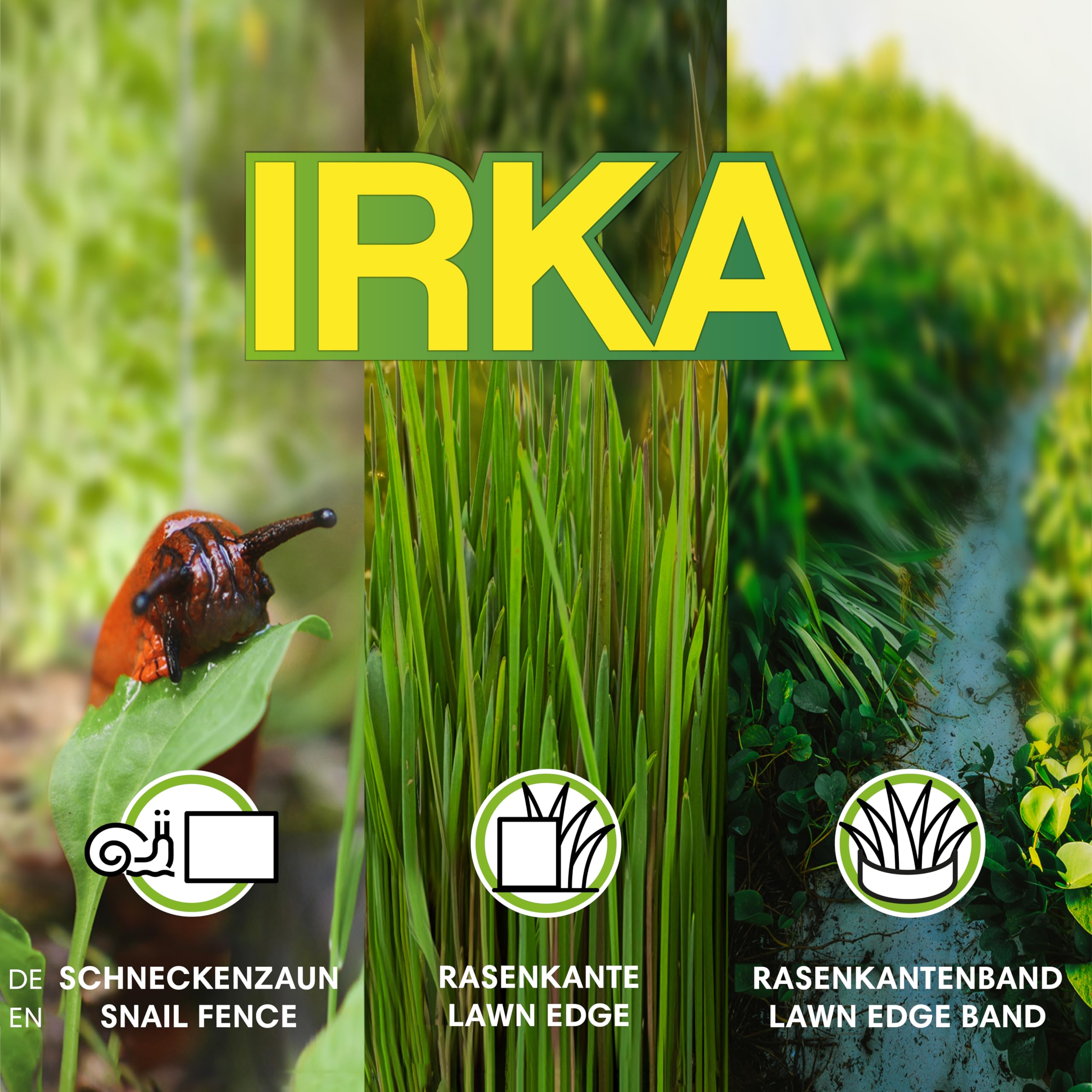 IRKA Grabeinfassung Metall 4 x 1 m inkl. 4 Ecken und Schrauben – Alu/Zink Grabumrandung für Urnengrab | Grabumrandung aus Metall für Urnengrab, Grabmale, Grabanlage