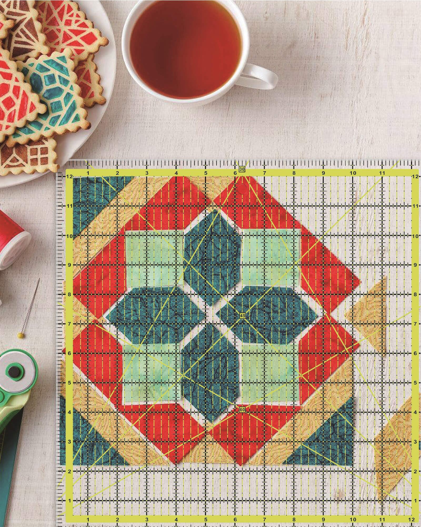 Xbox Ruler Quilt Patterns Snapklik.com : Karpoulra 7 Pack Quilting Rulers, Clear Acrylic Square ...