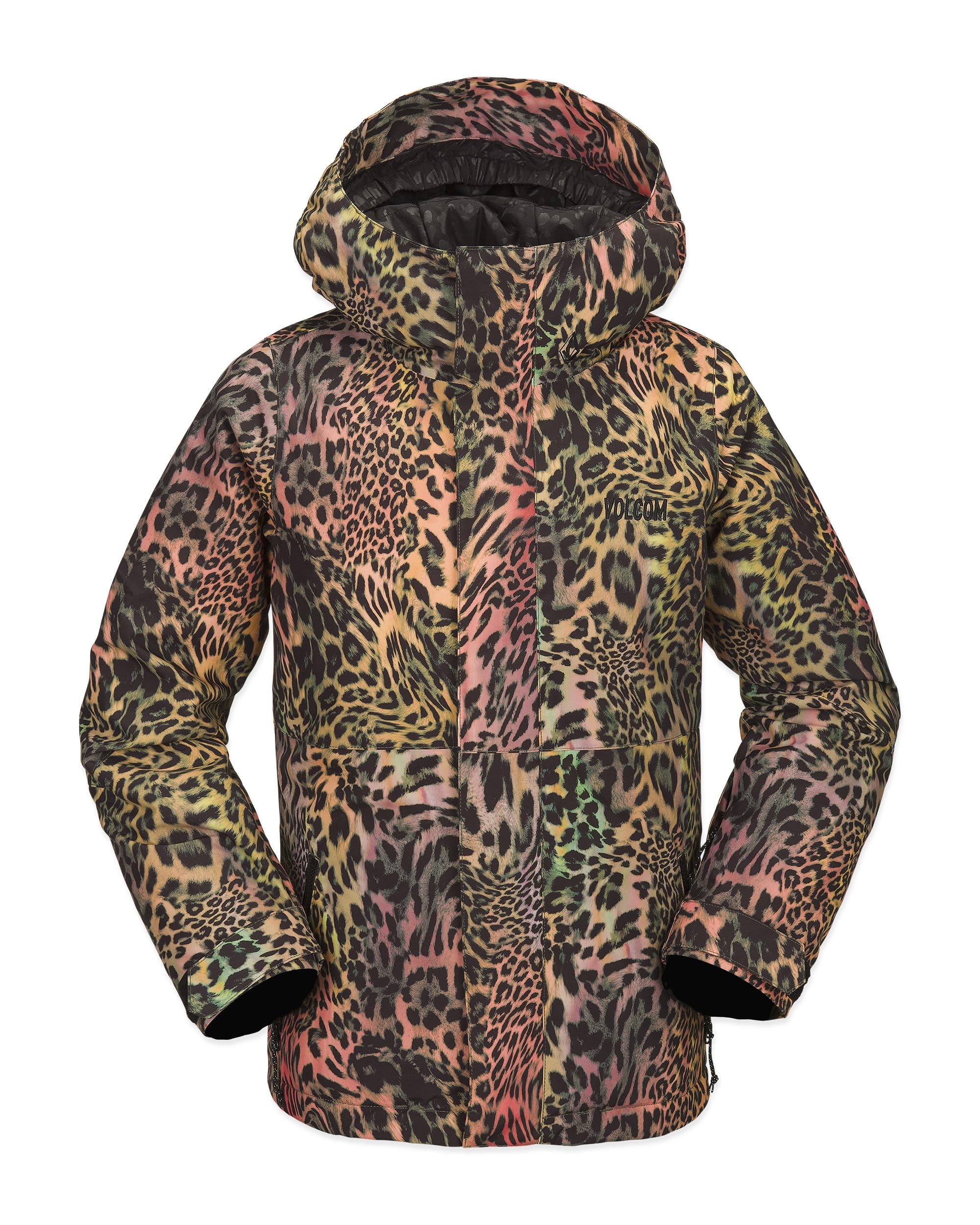 Volcom Girls' Sass'n'fras Insulated Snowboard Ski Jacket, Acid S5