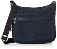 Kipling Womens Arto Bag&comma; Lightweight Everyday Purse&comma; Casual Nylon Shoulder Crossbody Bag&comma; Blue Bleu 2&comma; 11&period;25 L X 10&period;25 H X 1&period;5 D US