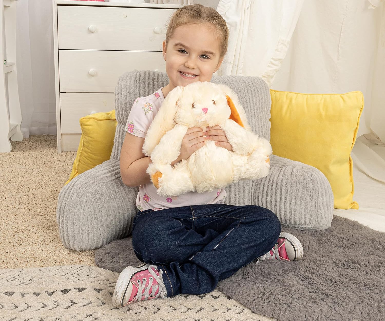1i4 Group Warm Pals Microwavable Lavender Scented Plush Toy Stuffed Animal - Bashful Bunny