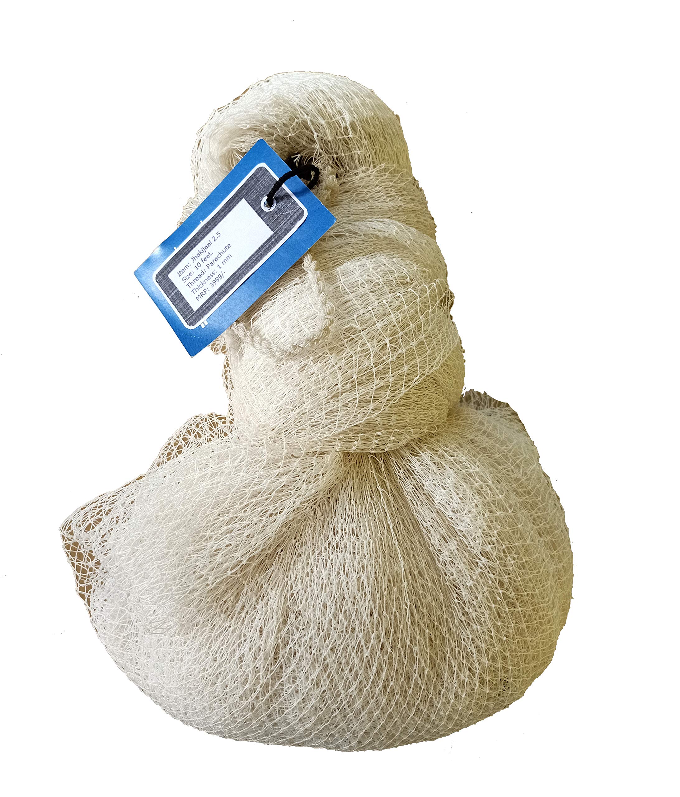 Hand Throw Fishing Net/Jaal Casting Easy Fishing Bait Catch/Trap Netting Cast Mesh with Iron nut fit.