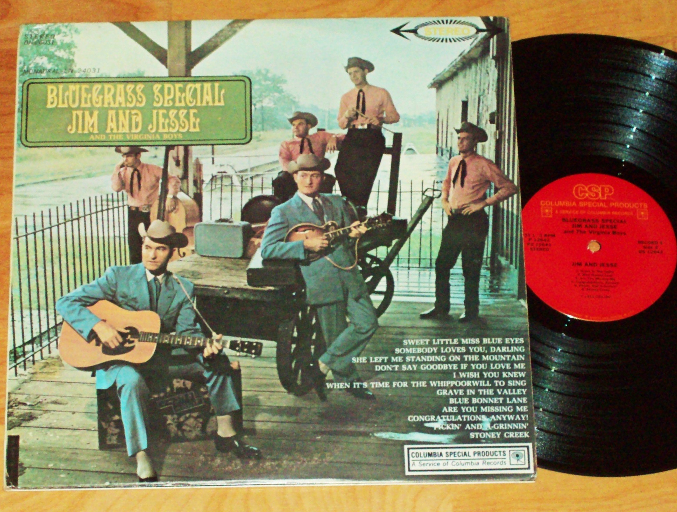 Jim and Jesse & The Virginia Boys - Bluegrass Columbia P12642