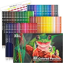80 Colored Pencils – Professional Color Pencils for Adult Coloring Books,Coloring Pencils with Oil-Based Cores,Soft Core, Art Supplies Gift for Beginners & Adults