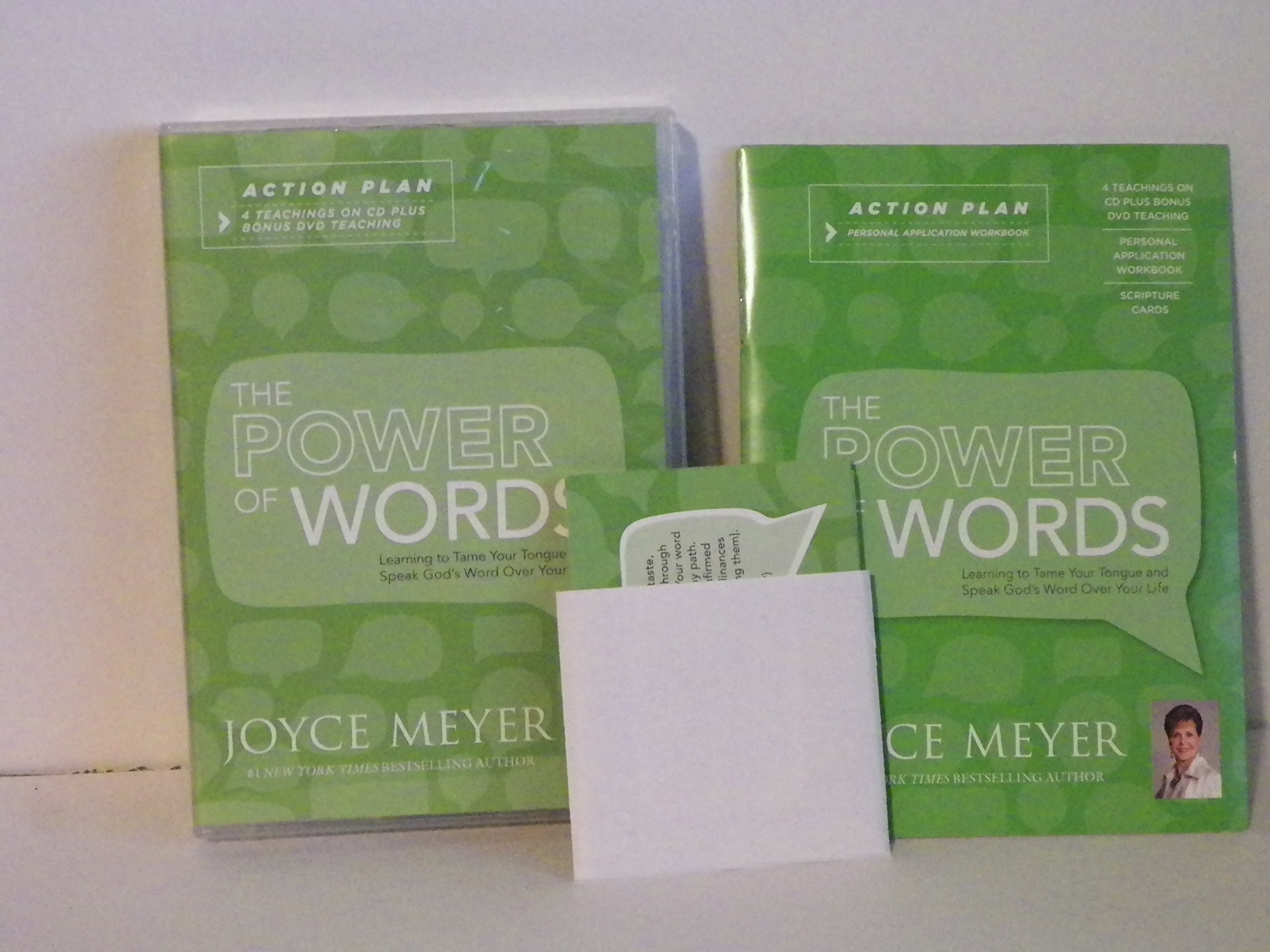 Buy Joyce Meyer The Power of Words Action Plan 4 Teachings on CD & DVD
