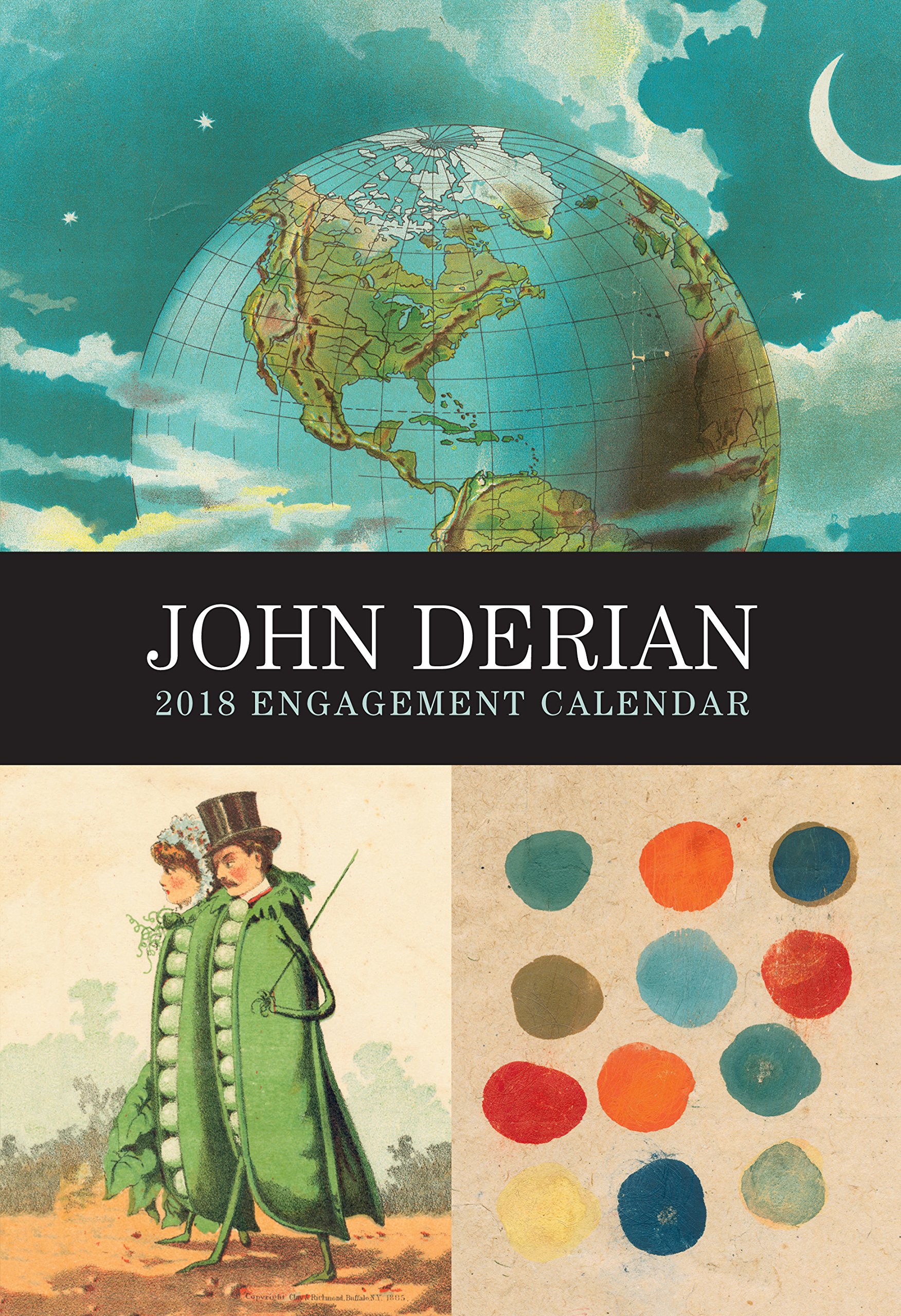 John Derian Engagement Planner Calendar Calendar 2018 [6 x 9 Inches]
