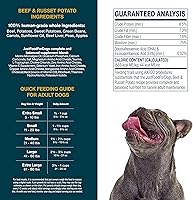 Vista 7 de JustFoodForDogs - Caja de variedad de comida fresca para perros congelada de grado humano, comida completa o complemento, 18 oz (Paquete de 7)