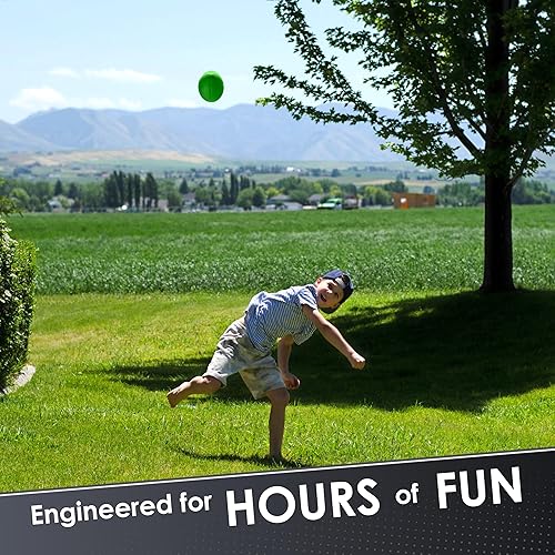 Miniatura 3 de Kids Football 4 Pack - 7.25” Foam Footballs - Soft, Small Football - Colorful Mini Ball for Kids - Includes Green, Yellow, Blue, and Red