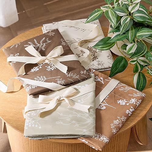 Miniatura 6 de Bedsure - Juego de edredón de tamaño queen, 3 piezas, bonito, con estampado floral, 1 suave edredón con diseño botánico de flores y 2 fundas de