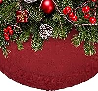 Vista 154 de Mr. Pen Christmas Tree Skirt - 48 inches, Faux Fur, White