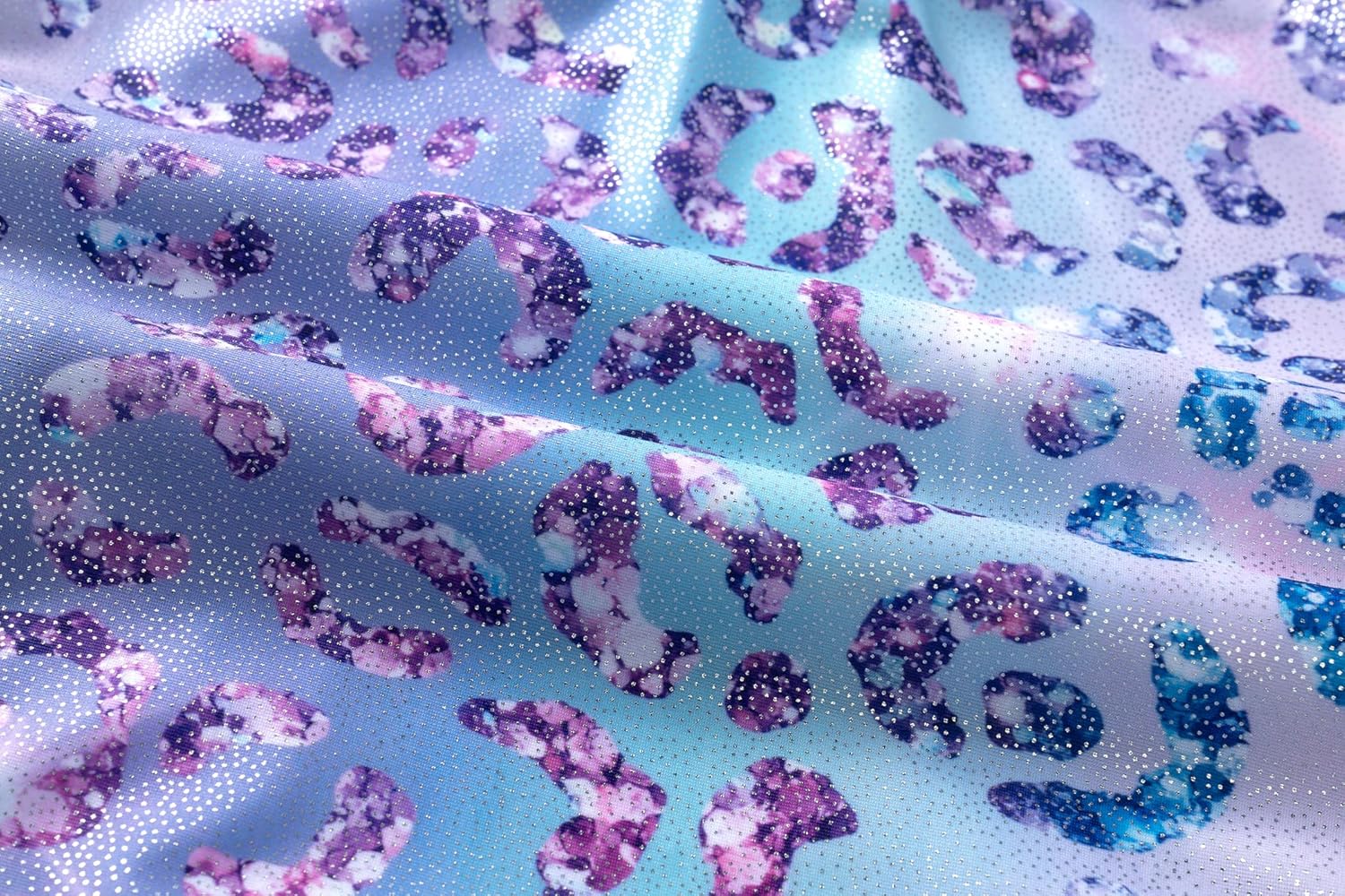 Zaclotre Gymnastics Leotards for Girls Long Sleeve Sparkly Dance Unitards Biketards with Tumbling Shorts - Image 5